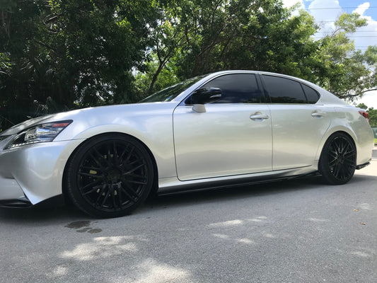 NIA Lexus GS NIA Side Skirts Splitter Lip Base (2012-2015) GS13-REG-SD-RWB