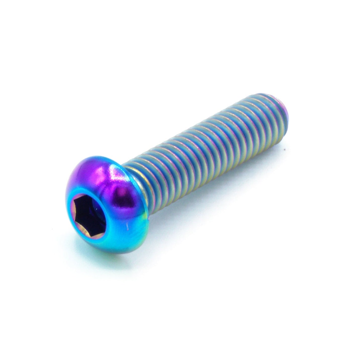 M6 x 1.00 x 25mm Titanium Button Head Bolt