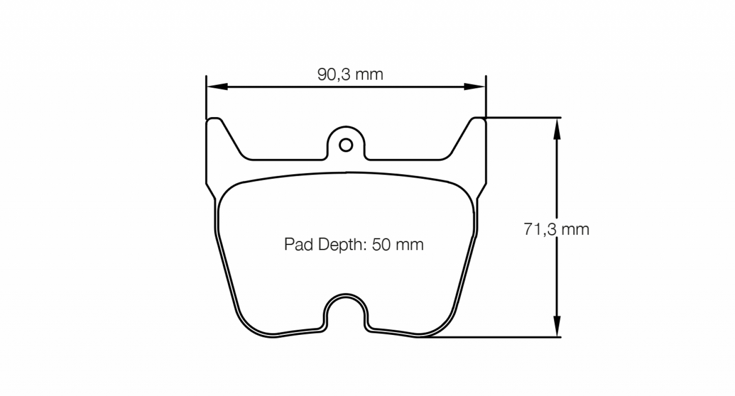 PAGID Racing Pagid Racing 8058 RSH3 Compound Brake Pads 8058-RSH3