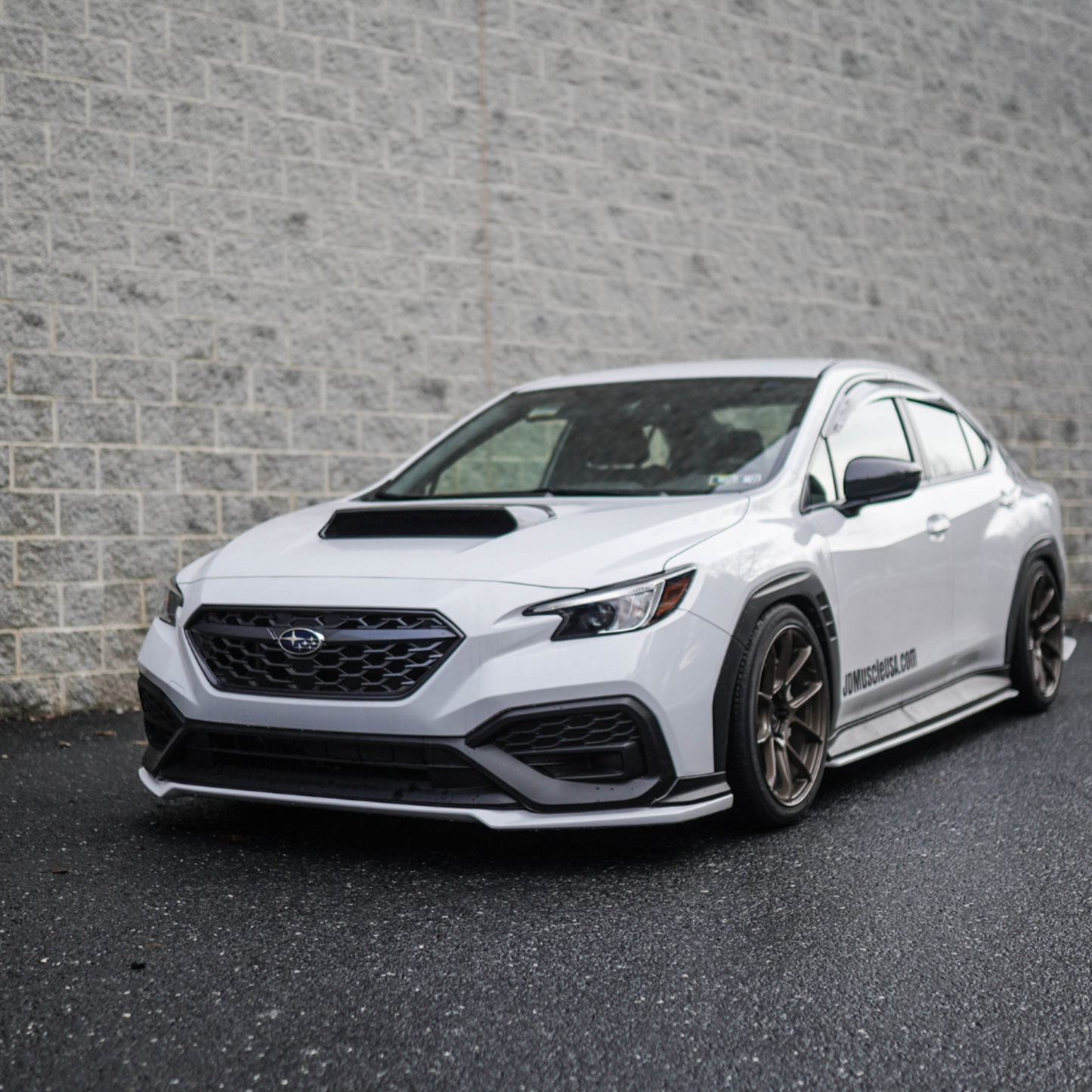 JDMuscle 22-24 Subaru WRX Carbon Fiber Hood Scoop - OE+/ Bulge Style - Return