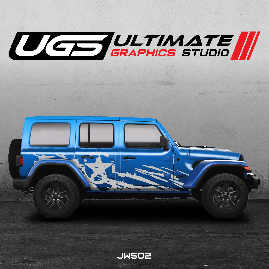 Jeep Side Star Full Side Graphics