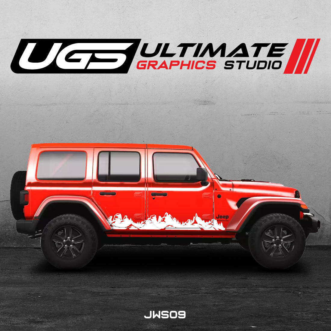 Jeep Side Mountain Graphics