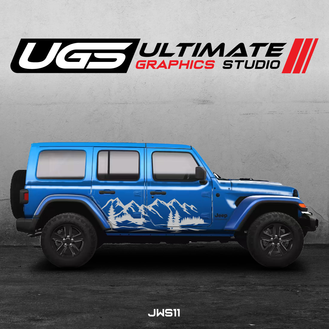 Jeep Side Mountain Graphics