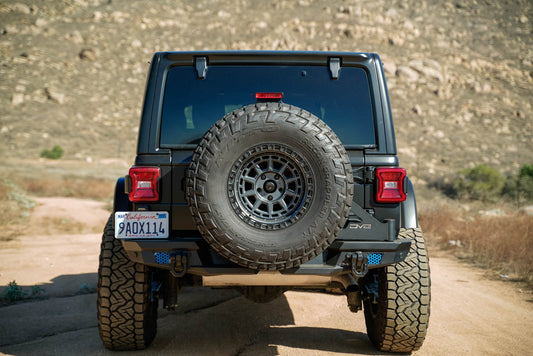 MTO Series Bumper Spare Tire Swing Gate for the 2018-2023 Jeep Wrangler JL