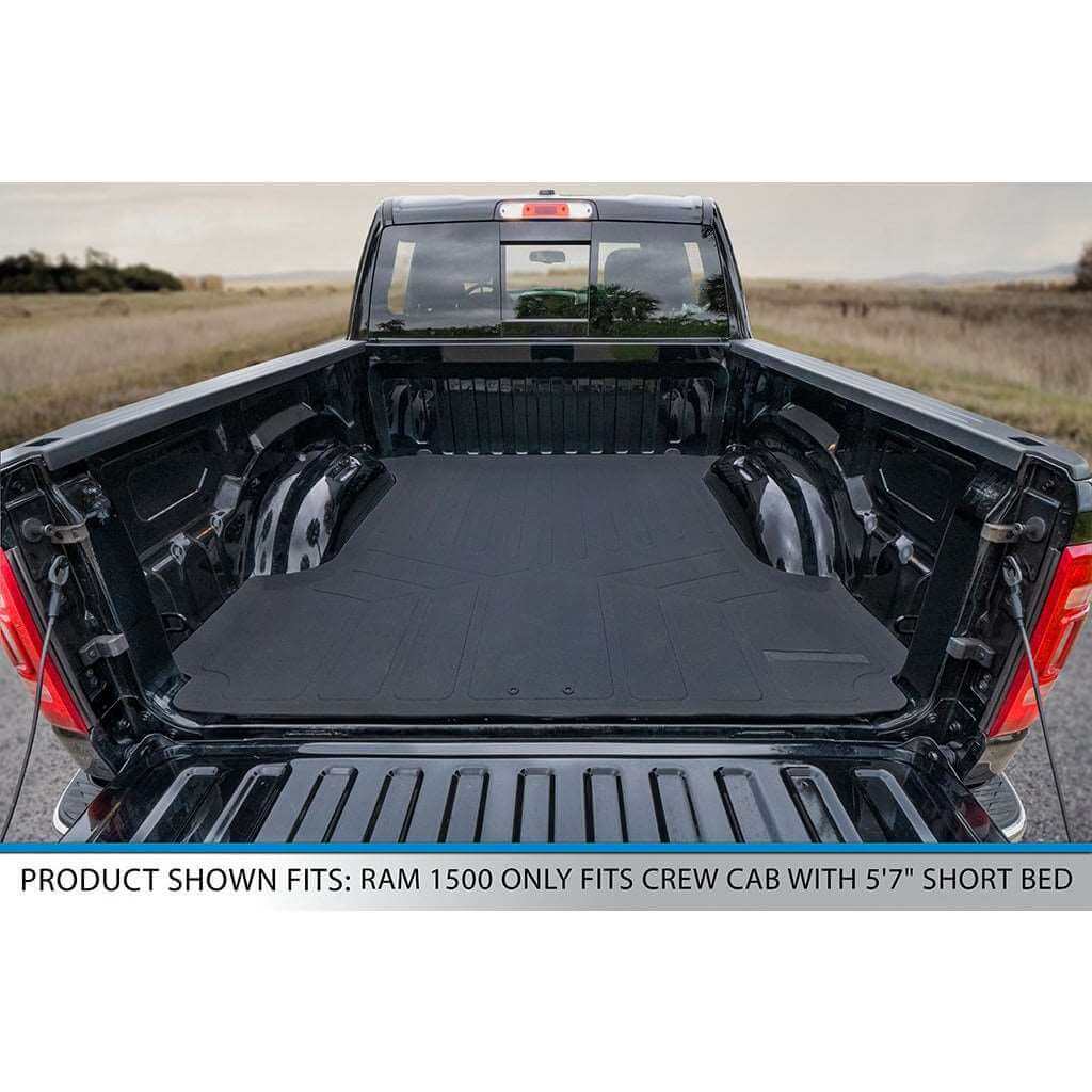 SmartCoverage™ Floor Liners For 2019 - 2024 Ram 1500 Crew Cab Vinyl (1st Row Bench)