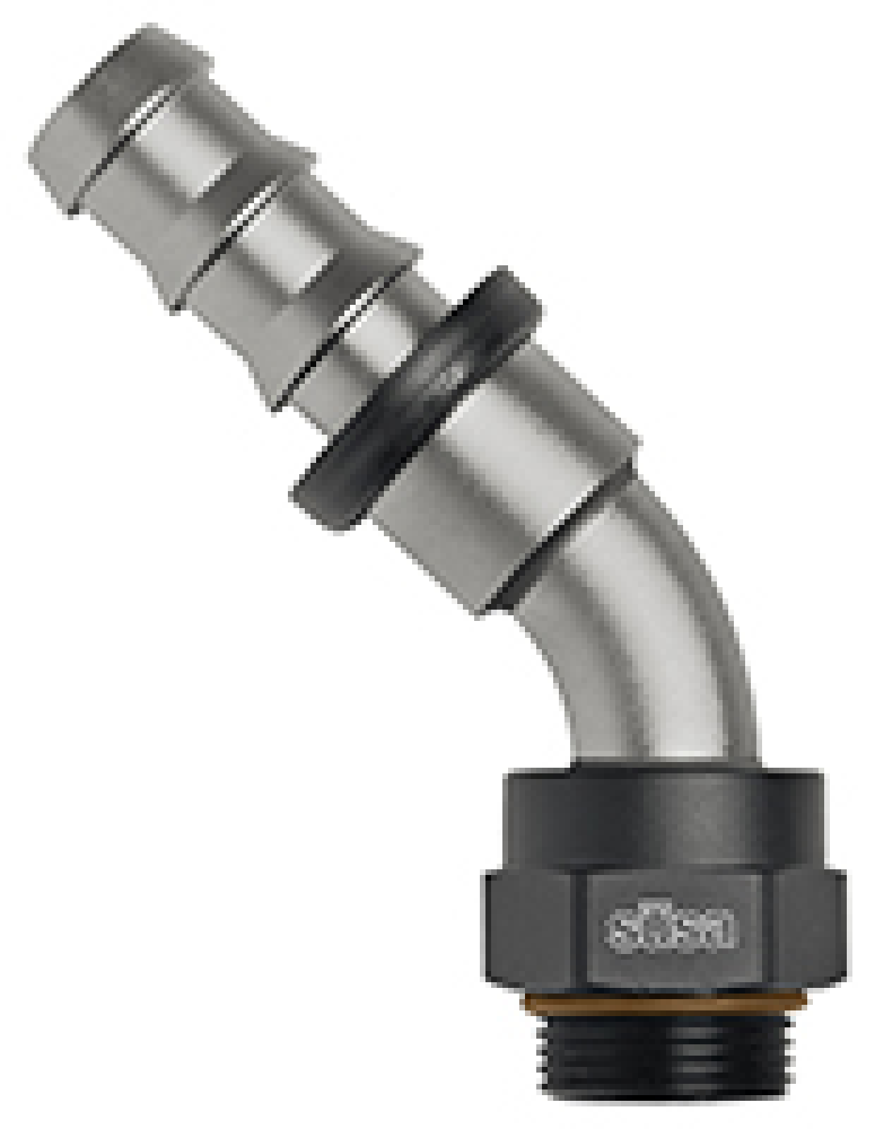 Setrab PushLock Hose End - M22 to -AN6 45 degree SRB-22-M22PL06-45