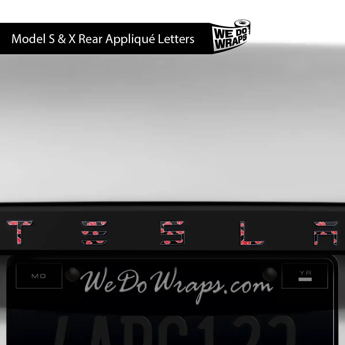 Kumo Clouds Tesla Emblem Decals (Front + Back) | Model S