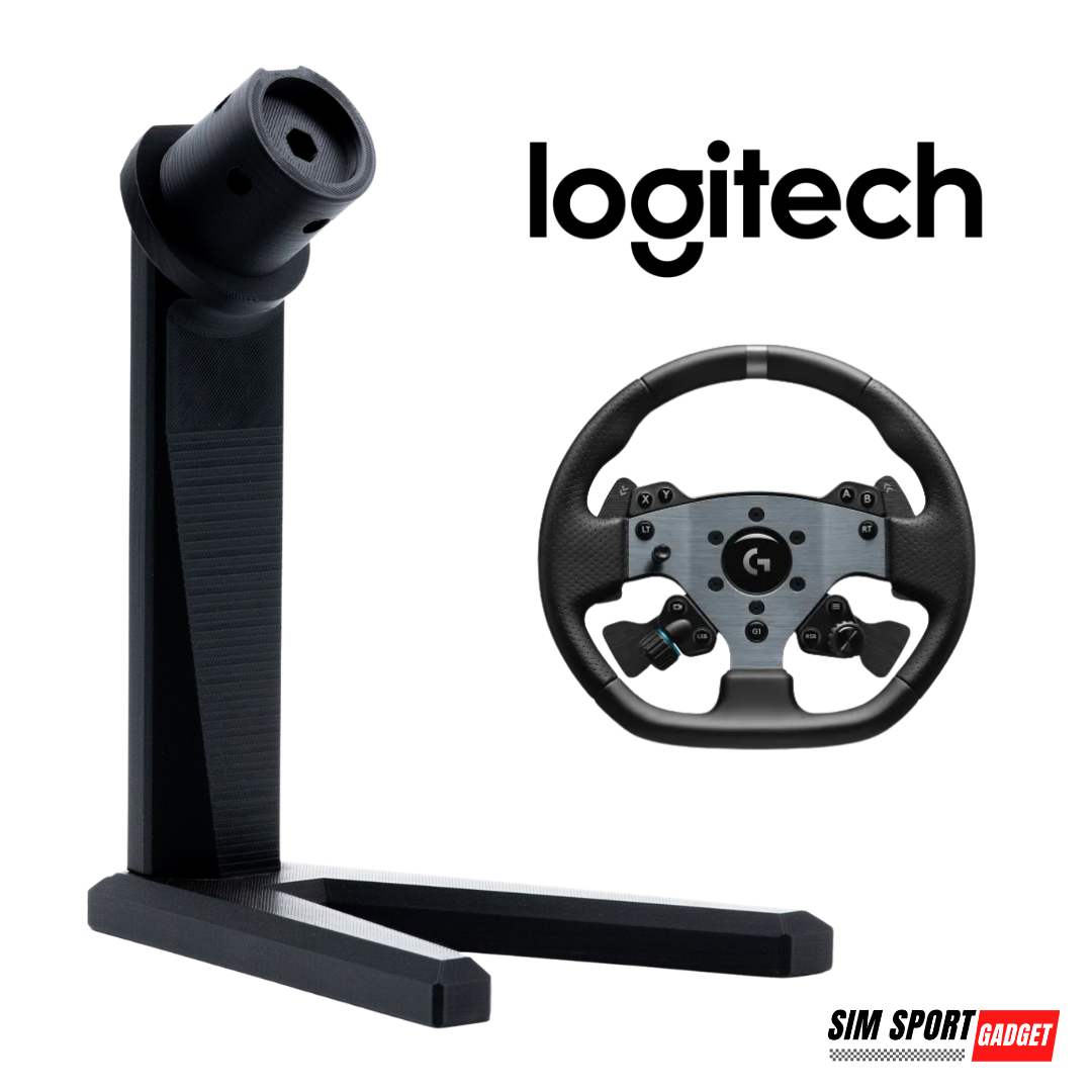 Logitech QR Wheel Display Stand for Sim Racing Steering Wheels