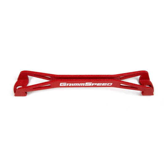 GrimmSpeed Lightweight Battery Tiedown - Red GRM121033