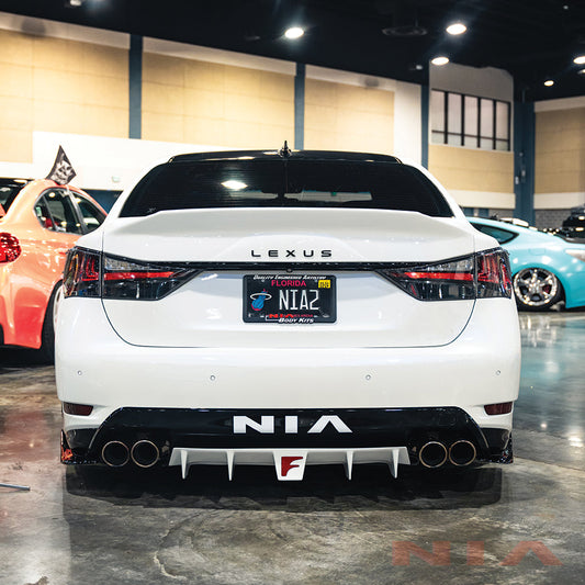 NIA Lexus GS Base NIA Trunk Duck Tail Wing V2 2016-2020 GS16-REG-RS-V2