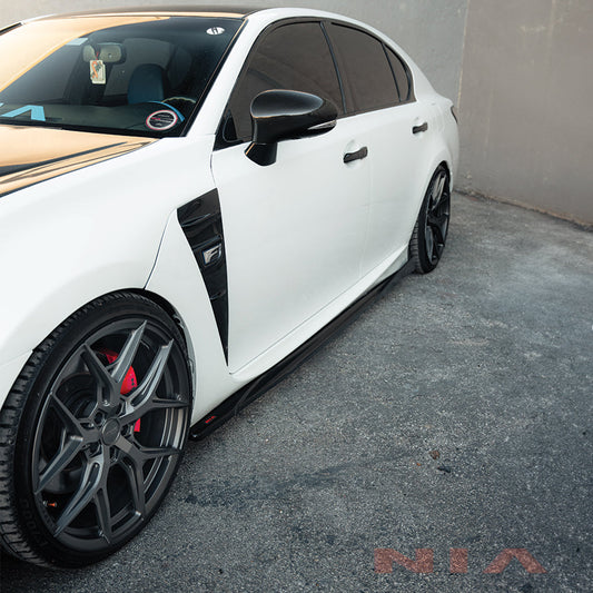 NIA Lexus GS-F NIA Side Skirts splitter lip body kit (2016-20) GSF16-SD