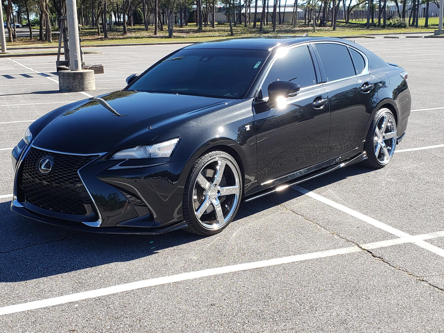 Lexus GS Base Model, F-Sport NIA Side Skirts Lip bodykit 2012-2020 in ABS