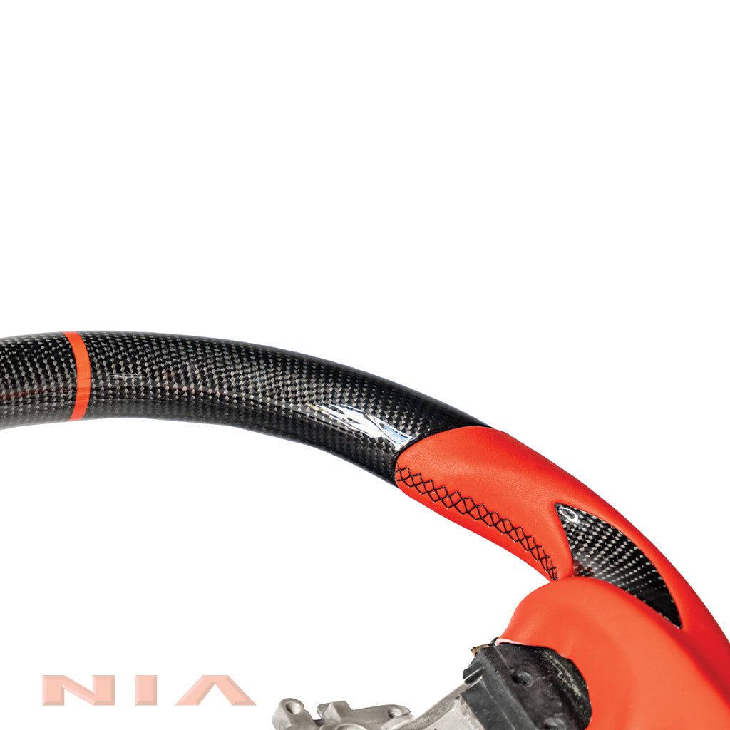 NIA Lexus IS 500 Carbon Fiber Steering Wheel With Inserts 2022-2024 IS500-STW-CFINSRT