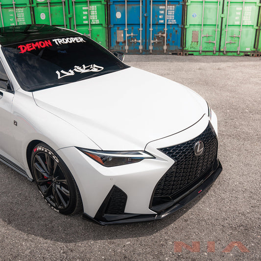 NIA Lexus IS300, IS350, F-Sport Front bumper NIA Splitter Lip Body Kit (2021-2024) IS21-SPR-FS