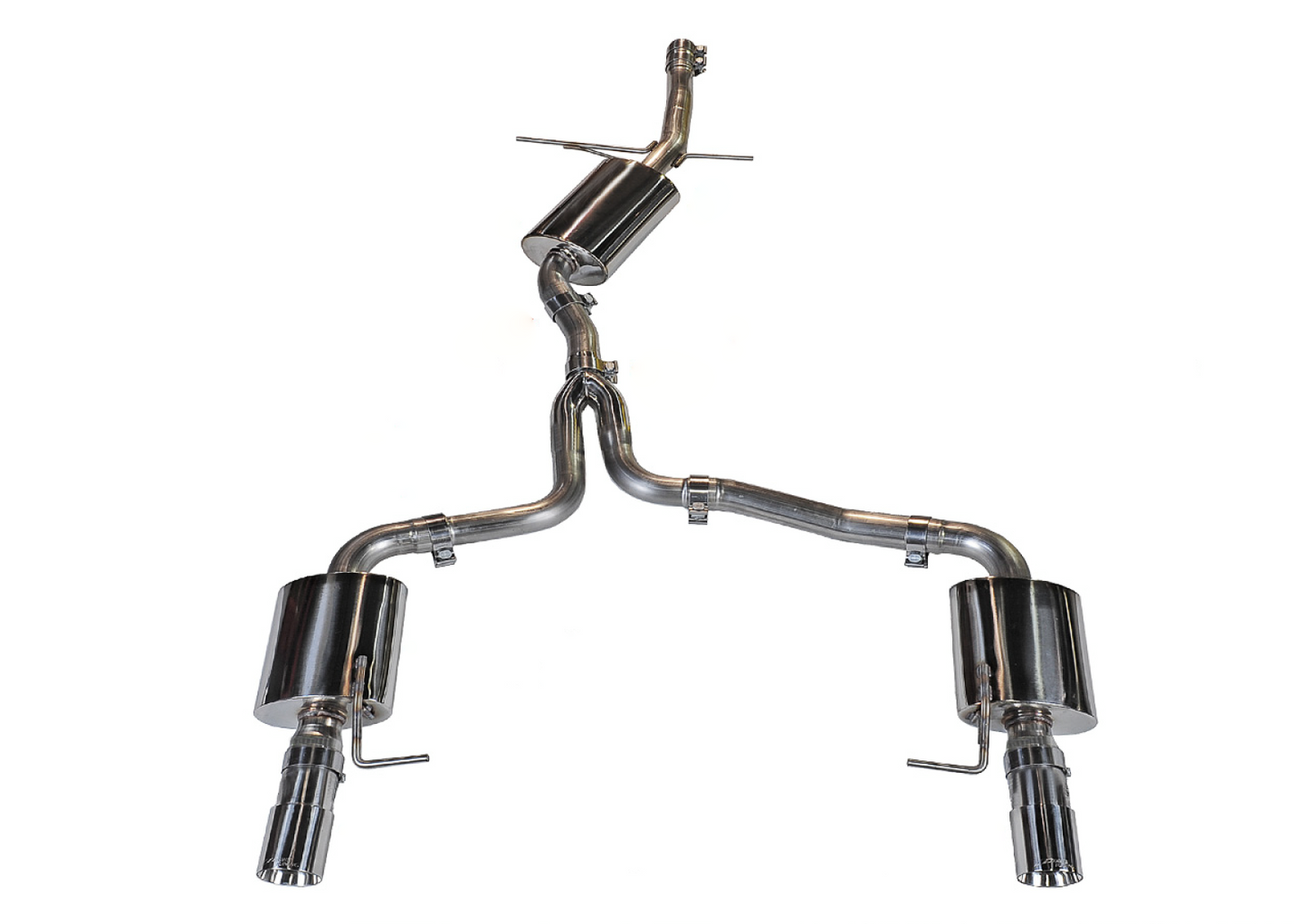 AWE Tuning Touring Edition Exhaust for B8.5 Allroad - Dual Outlet, Diamond Black Tips 3015-33018
