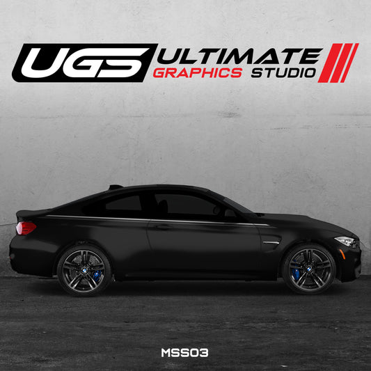 BMW M4 - Stripe Side Graphics Decals