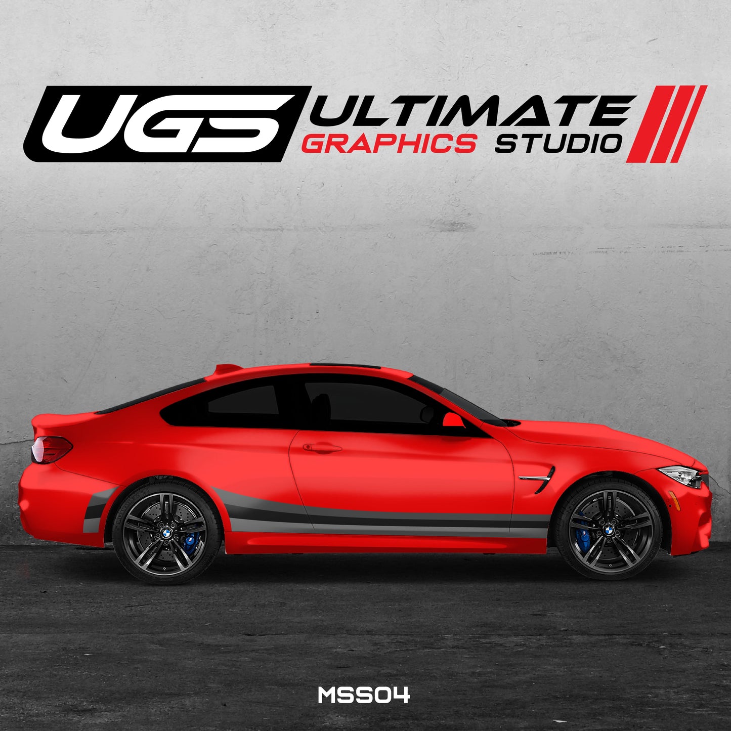 BMW - Performance Kit Skirt Side Graphics Decals