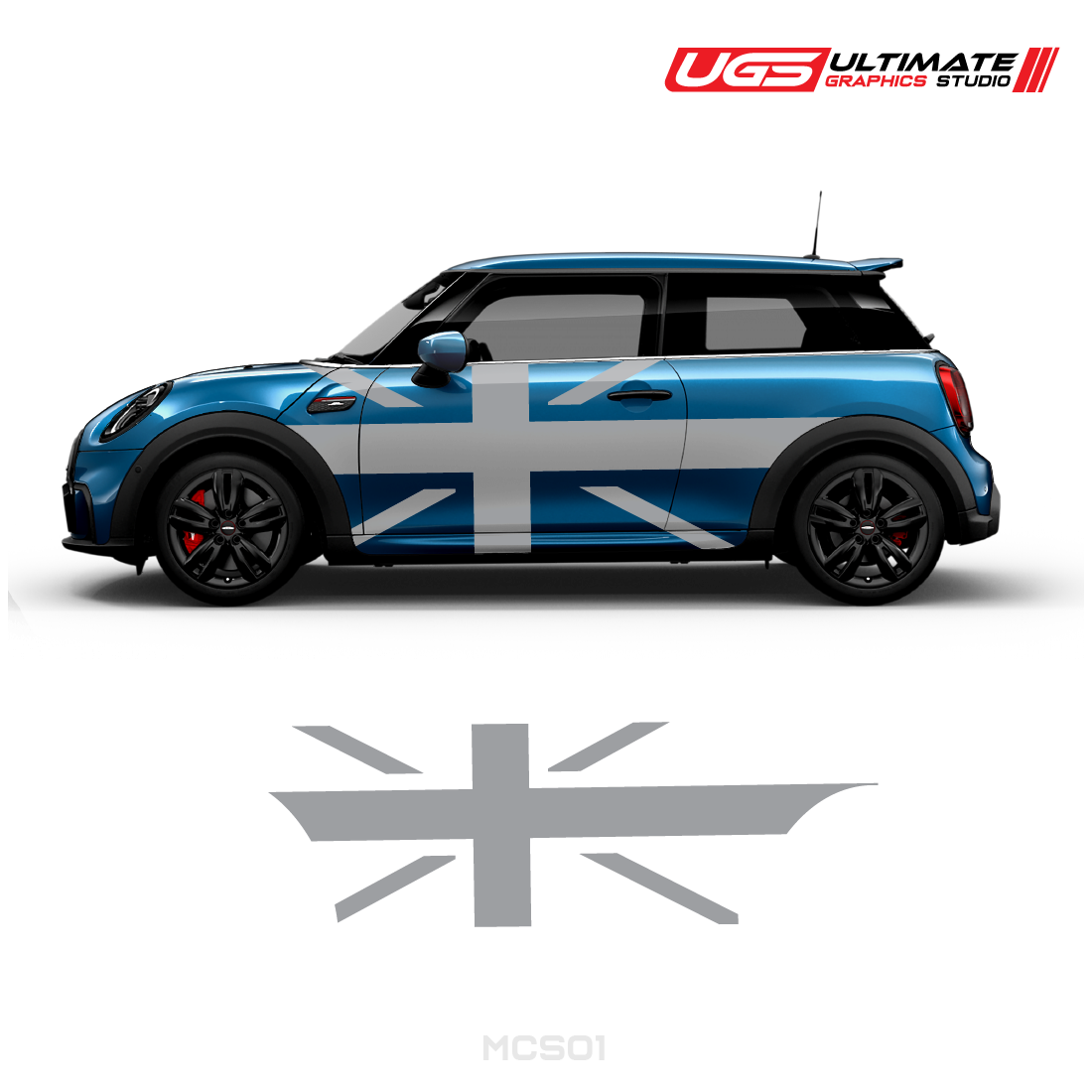 Mini Cooper Flag Side Graphics