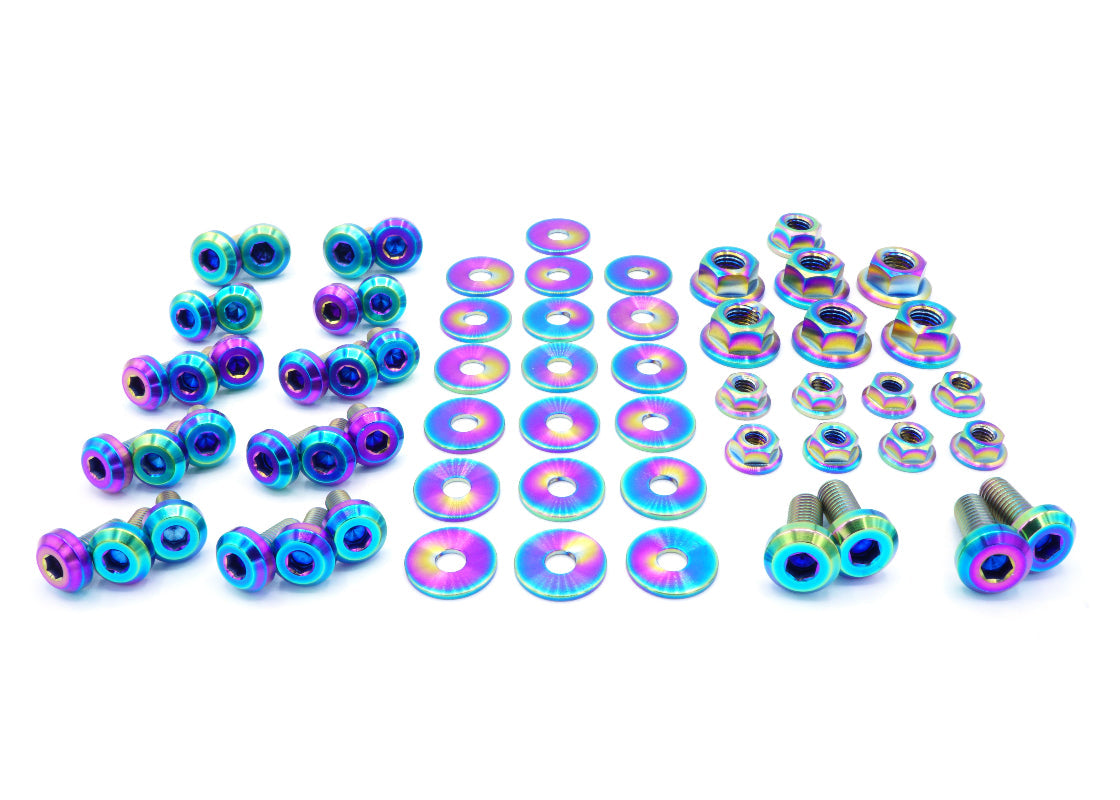 Titanium Hardware Engine Bay Kit - Mitsubishi Evo X