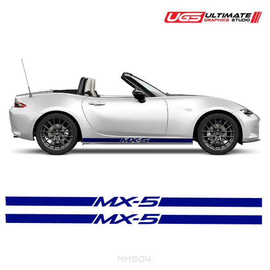 Mazda Miata Side Skirt Graphics MX-5