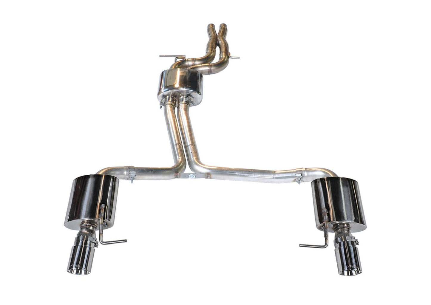 AWE Tuning Touring Edition Exhaust for Audi C7 A7 3.0T - Dual Outlet, Chrome Silver Tips 3015-32070