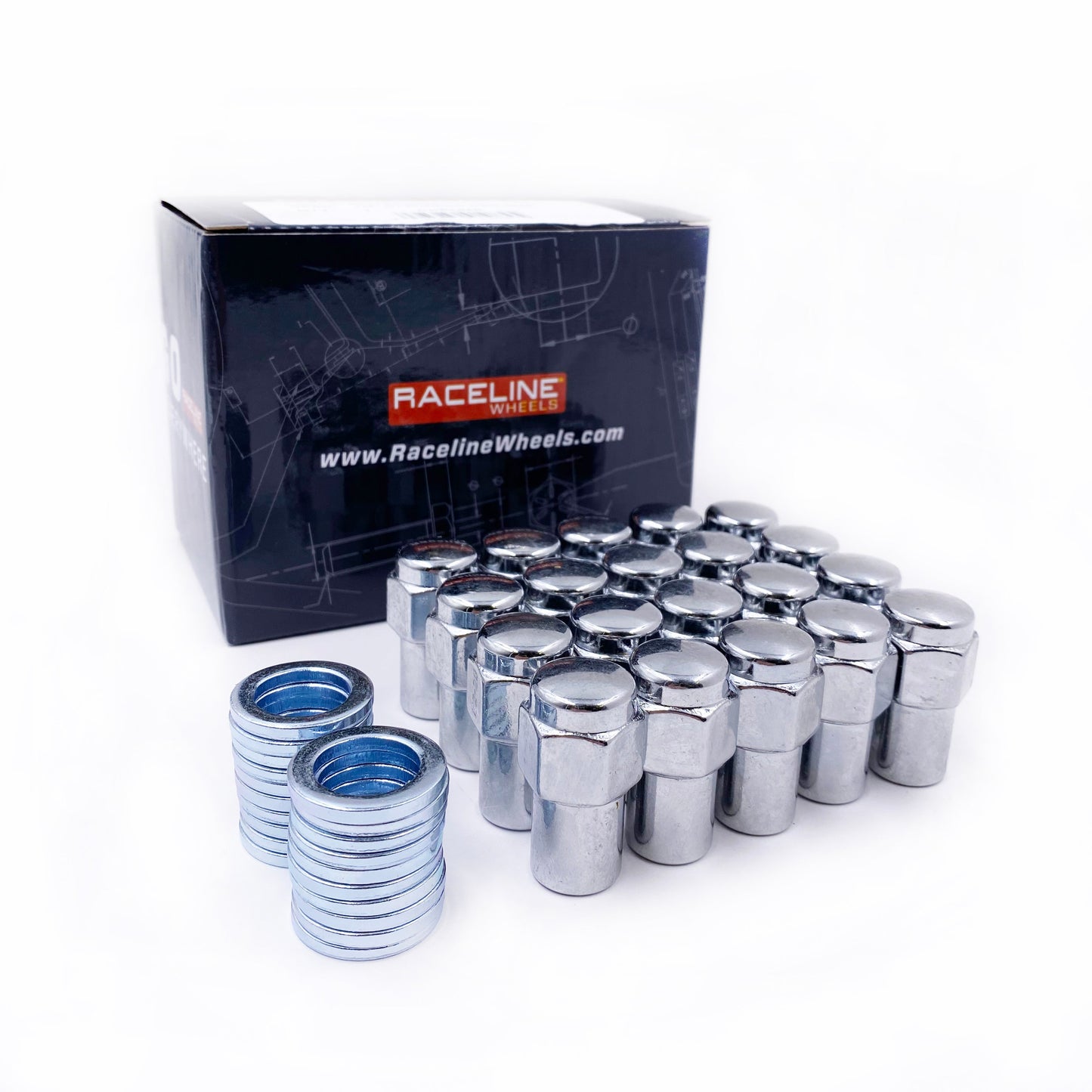 Mag Lug Kits (L1745-20NV) 20 Piece 12x1.5 Standard Mag Nut with 20 Washers