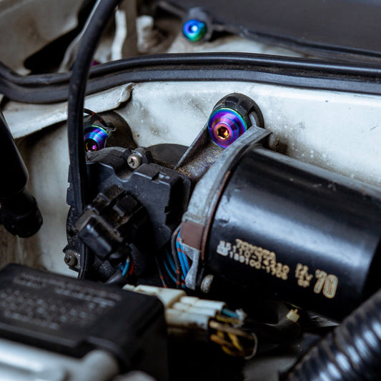 Stage 2 Titanium Hardware Engine Bay Kit - Toyota Supra MKIII (1986-1992)