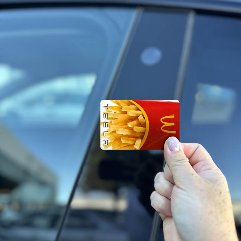 McFries Tesla Keycard Decal