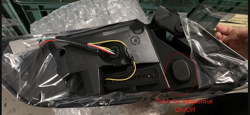 OLM Spec-AR LED Taillights (Clear Lens/Black Base/Red Bar) - 2022+ WRX