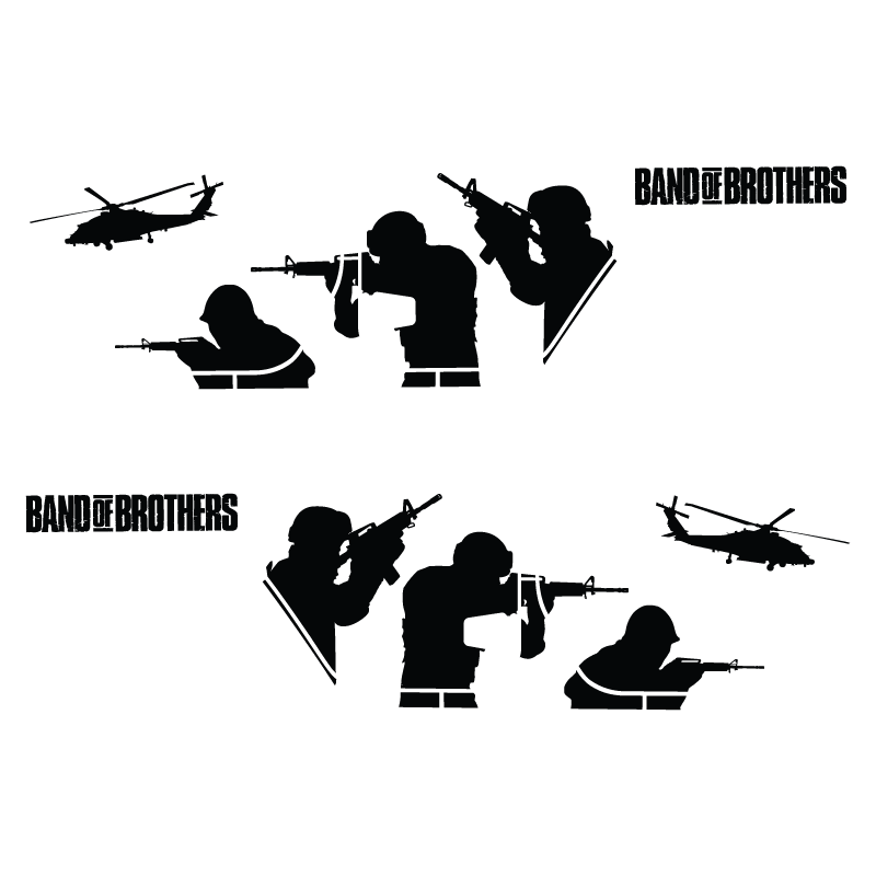 Band of Brothers Jeep Graphic
