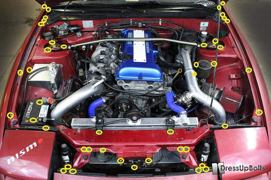 Nissan S13 240sx (1989-1995) Titanium Full Engine Bay Kit
