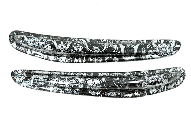 OLM Graphic Design JDM Style Canards (Dragons & Samurais) - 2015-2021 WRX / STI