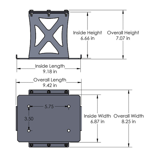 Group 25-35 Optima Battery Mount