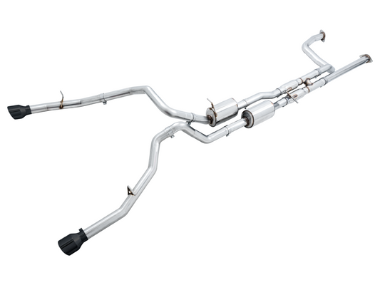AWE Tuning 0FG Catback Exhaust for RAM TRX - Diamond Black Tips 3015-33005