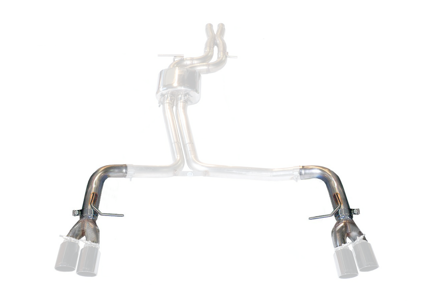 AWE Tuning Track Edition Conversion Kit for B8 S4 / S5 - for 90mm Tips 3820-41006