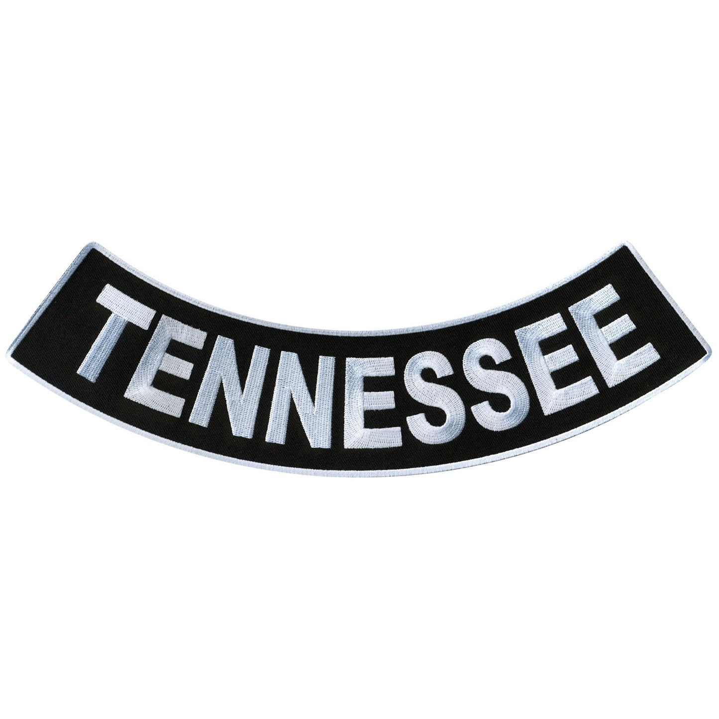 Hot Leathers Tennessee Bottom Rocker Embroidered Patch - 12" W x 3" H - Iron-On or Sew-On - PPM5083