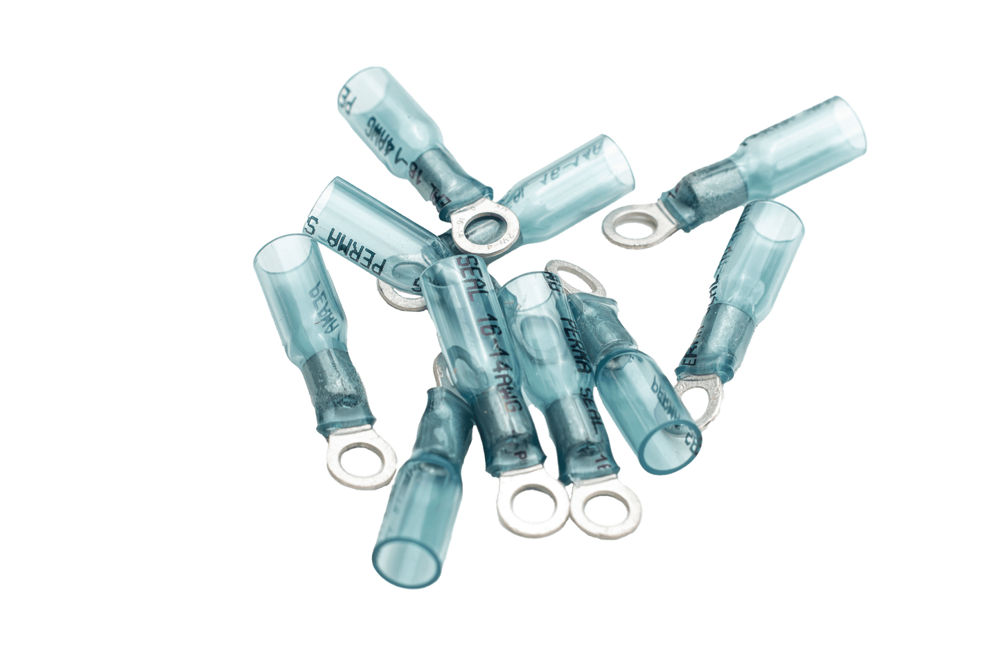 14-16 Gauge Ring Terminals, Pack of 10