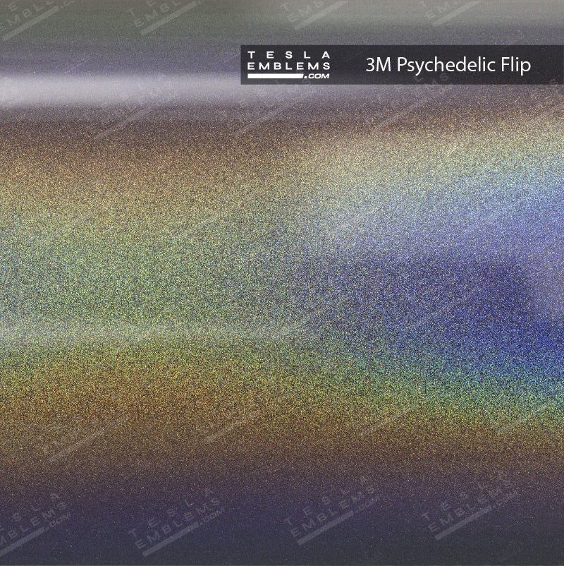 3M Satin Psychedelic Flip | Tesla Center Console Wrap Kit | Model 3 ’17-20