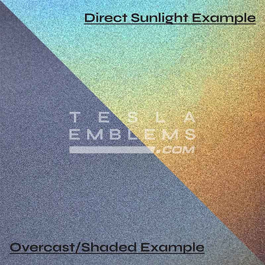 3M Satin Psychedelic Flip Tesla AP1 Side Marker Wrap (2pcs)