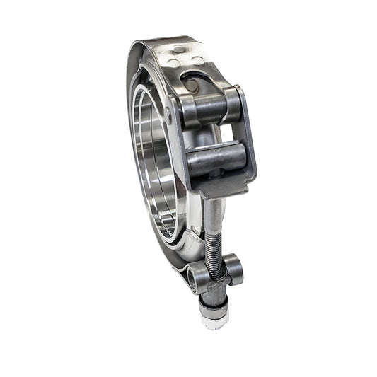 2.500" V-Band Assembly "Male/Female" - 304 Stainless - Quick-Release Clamp - 20mm Combined Flange Thickness