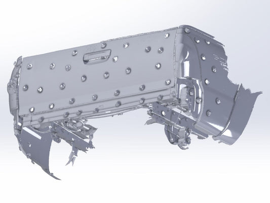 3D Scan: 2005-2015 Toyota Tacoma Rear Bumper