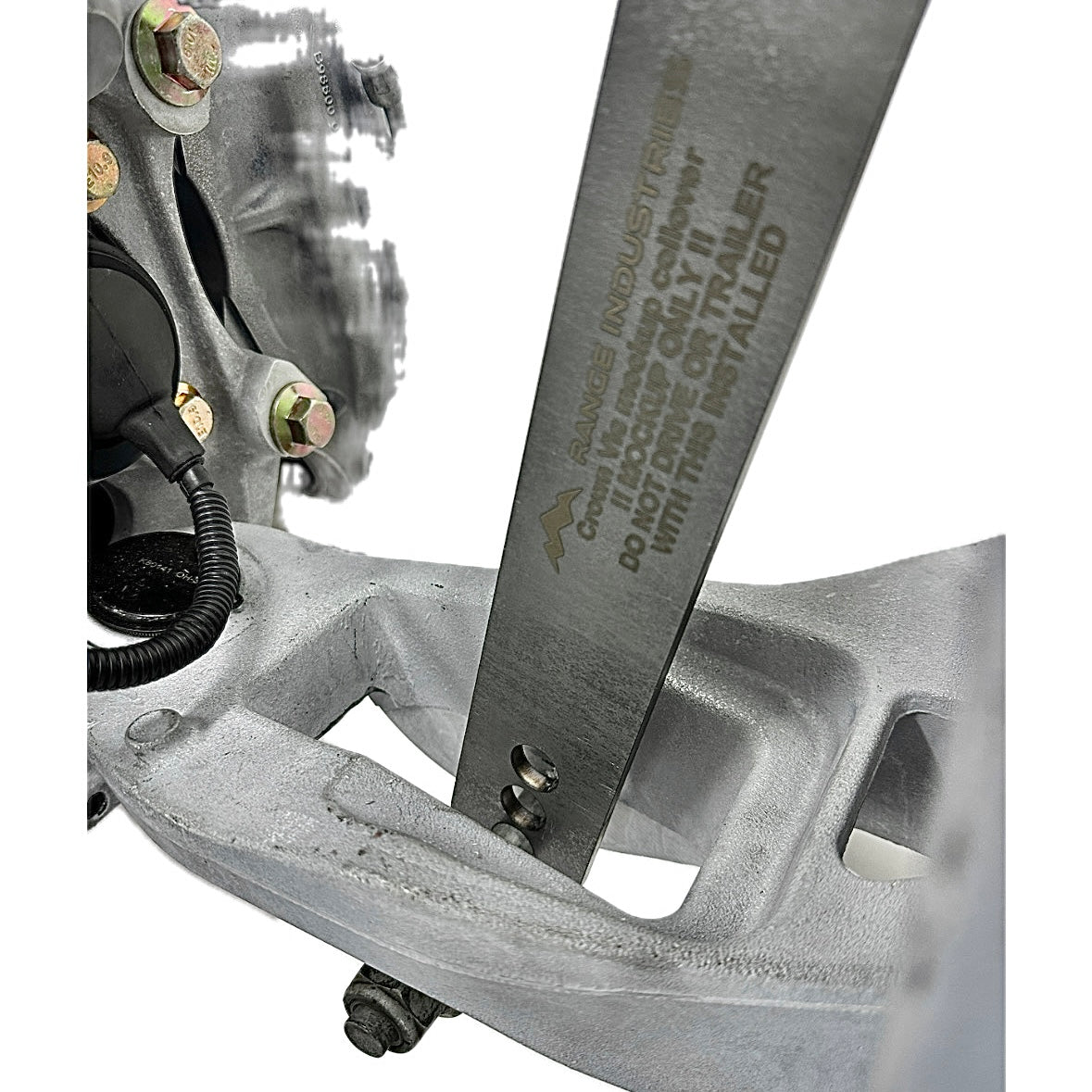 Crown Vic mockup ride height rods