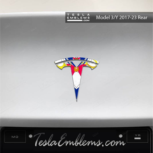 Sailor Moon Tesla Emblem Decals (Front + Back) | Model Y