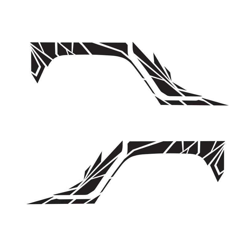 Abstract Edges Side Graphic
