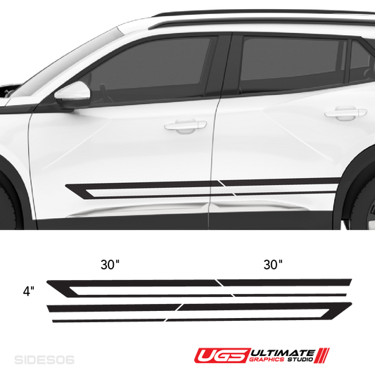 Side Skirt Racing Stripe