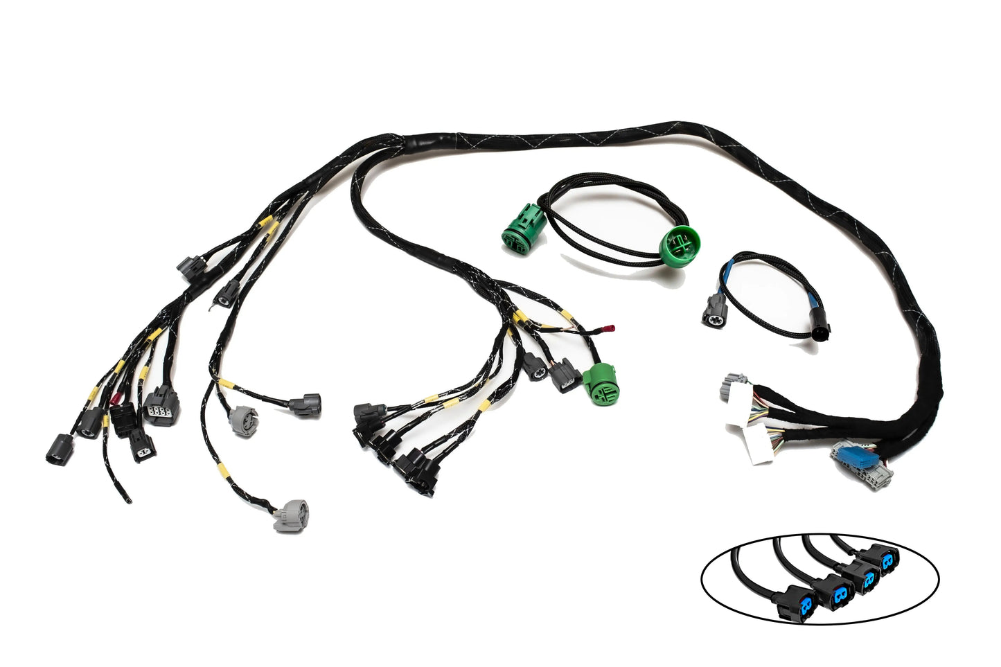 H-Series H2B OBD1 Tucked Engine Harness Kit w/ Subharness | 94-95 Integra DC