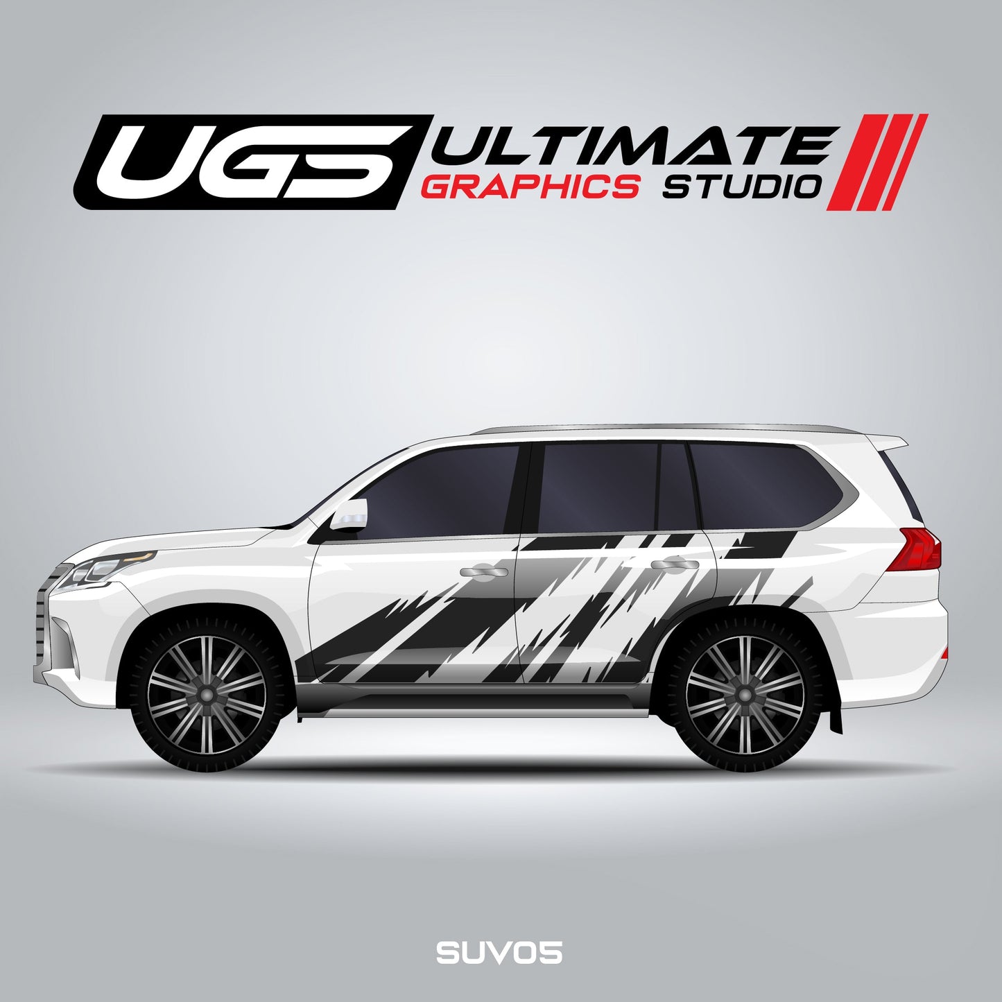 SUV Scratched Side Graphics