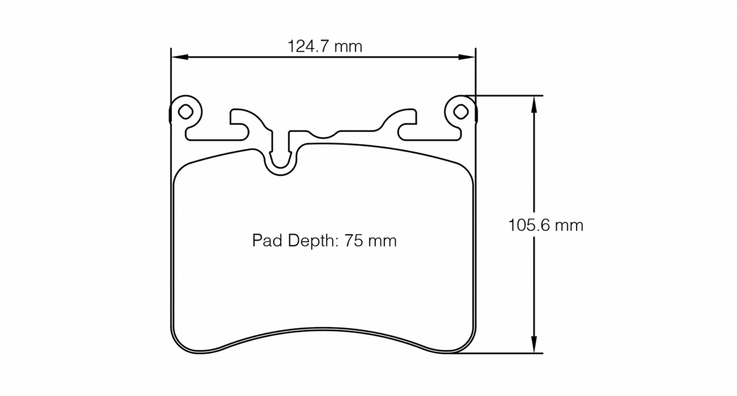 PAGID Racing Pagid Racing 8270 RSC1 Compound Brake Pads 8270-RSC1