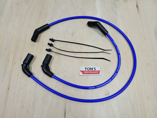 Ton's 8mm Silicone Spark Plug Wires Harley H-D FLT FLHT FLHR FLTR 2009-2015