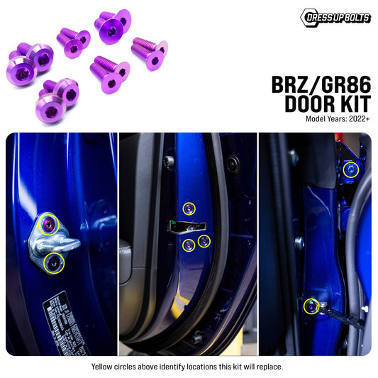 Titanium Hardware Door Kit - Toyota GR86/Subaru BRZ (2022+)